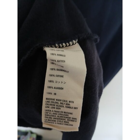 Vintage Abercrombie & Fitch Athletic Dept Mens T-Shirt Large Muscle Navy Blue* - Picture 11 of 14